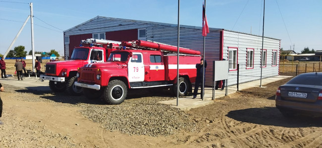 Новое пожарное депо в Торгунском сельском поселении